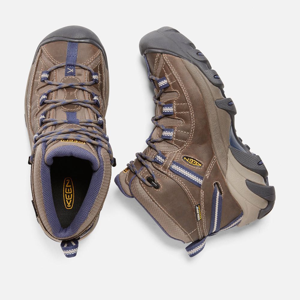 Keen Vandringskängor Dam Bruna - Targhee Ii Waterproof Mid - 197035TJR